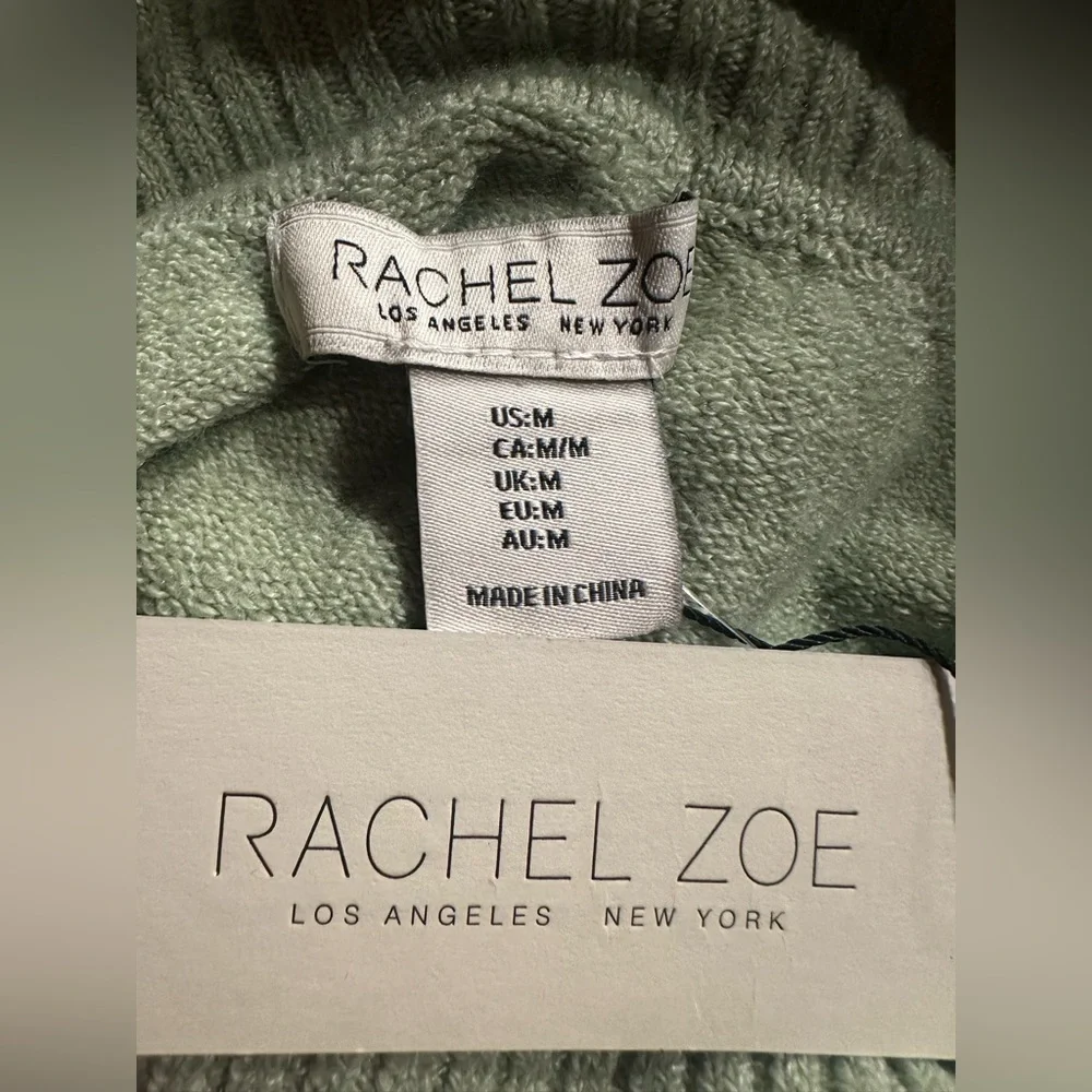Rachel Zoe Striped Cowl Neck Sweater size M